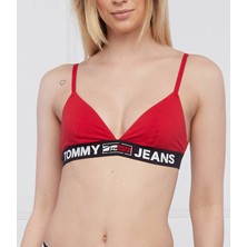 Tommy Jeans Kadın Kırmızı Bralet UW0UW02721XLG