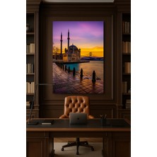 Bohem Manzara Baskı 100X70 Boy Süs Kanvas Dekor Tablo