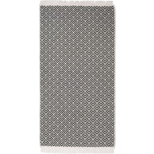Cotto 80X150CM %100 Pamuk Çift Taraflı Çamaşır Makinesinde Yıkanabilir Saçaklı Kilim