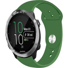 Garmin Forerunner 645 / 645 Music ile Uyumlu Kordon Yumuşak Dokulu Esnek Jel Silikon Kayış