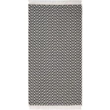 Cotto 80X150CM %100 Pamuk Çift Taraflı Çamaşır Makinesinde Yıkanabilir Saçaklı Kilim