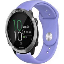 Garmin Forerunner 645 / 645 Music ile Uyumlu Kordon Yumuşak Dokulu Esnek Jel Silikon Kayış