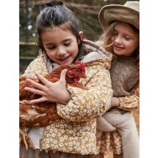 Mayoral Kız Çocuk Çift Taraflı Mont 4-8 Yaş Kahve