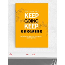 Keep Growing, Büyümeye Devam Et Motivasyon Poster - Afiş - Ofis, Çalışma Odası Dekorasyon