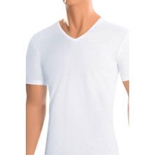Öts Erkek T-Shirt V Yaka (%100 Pamuk)