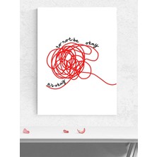 Tangled Comfort, Karmaşık Rahatlık Motivasyon Poster - Afiş - Ofis, Çalışma Odası Dekorasyon