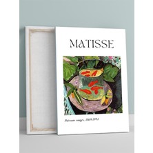 Matisse Red Fish Bowl, Kırmızı Balıklar, Fovizm Sanatsal Kanvas Tablo - Tuval Tablo