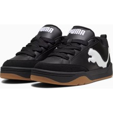 Puma Erkek Siyah Park Lifestyle Sd Sneaker Düz Tabanlı Konforlu Ayakkabı