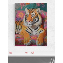 Royal Rest, Aslan Kraliyet Dinlenmesi Pop Art Poster - Afiş - Dekoratif Duvar Poster