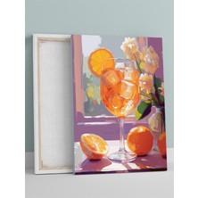 Sunset Spritzer, Gün Batımı Kokteyli, Natürmort Mutfak Kanvas Tablo - Tuval Tablo