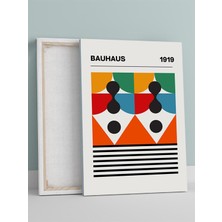 Bauhaus 1919, Renkli Bloklar, Minimalist Sanatsal Kanvas Tablo - Tuval Tablo