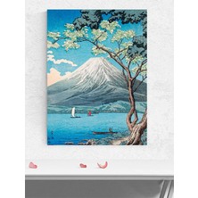 Mount Fuji Spring, Fuji Dağı Baharı, Ukiyoe Japon Sanatı Sanat Sanatsal Poster - Afiş - Dekorasyon