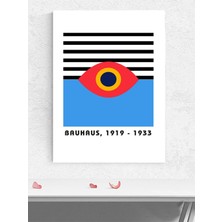 Bauhaus, Eye, Göz, Soyut Sanat Sanatsal Poster - Afiş - Dekoratif Duvar Poster