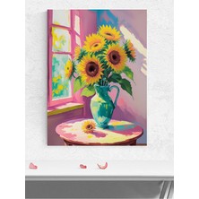 Golden Embrace, Altın Kucaklama, Sunflower, Ayçiçeği Poster - Afiş - Dekoratif Duvar Poster