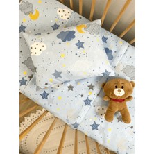 %70 Pamuk %30 Polyemid Lastikli Çarşaf 60X120&YASTIK Kılıfı &yastık Iç Astar 35X45CM 3 Parça Set