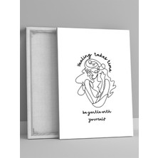 Healing Time, Iyileşme Zamanı Motivasyon Kanvas Tablo, Tuval, Ofis, Çalışma Odası Dekorasyon