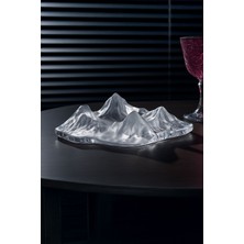 Kristal Cam Dağ Mountain Dizayn Buz Görünümlü 3D Kül Tablası Puro Küllük MT177