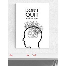 Mind Reset, Zihnini Yenile, Pes Etme Motivasyon Poster - Afiş - Ofis, Çalışma Odası Dekorasyon