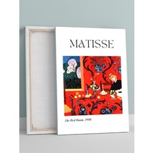 Matisse The Red Room, Kırmızı Oda, Fovizm Sanatsal Kanvas Tablo - Tuval Tablo