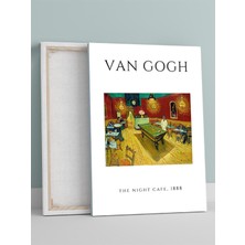 Van Gogh, The Night Cafe, Gece Kahvesi, Empresyonizm Sanatsal Kanvas Tablo - Tuval Tablo