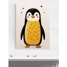 Penguenin Hayali Bebek Odası Poster, Afiş, Kreş Çocuk Odası Dekorasyon, Yenidoğan Hediye