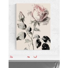 Rose Elegance, Gül Zarafeti, Sanat Tarzı Sanatsal Poster - Afiş - Dekorasyon