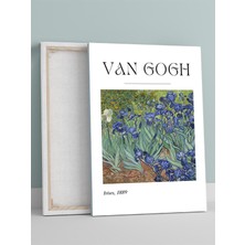 Van Gogh - Irises, Süsen Çiçekleri, Empresyonizm Sanatsal Kanvas Tablo - Tuval Tablo