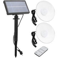 Powermaster XF-707-2 Kumandalı Solarlı 2 Lambalı Projektör
