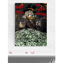 Rich Or Die, Zengin Olmayı Dene, Para, Servet Motivasyon Poster - Afiş,ofis,çalışma Odası Dekorasyon