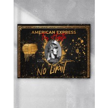 Limitsiz Vizyon Kredi Kartı, Zenginlik,para Motivasyon Poster - Afiş - Ofis,çalışma Odası Dekorasyon