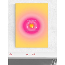 777 Luck, 777 Şans Manifest, Olumlama, Mantra, Spiritüel, Meditasyon Poster, Afiş