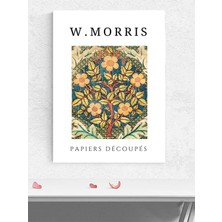 W. Morris Ağaç Desenli Kesme Kağıtları, Art Nouveau Sanatsal Poster, Afiş, Dekoratif Duvar Poster