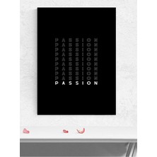 Passion Prints, Tutku Izleri Motivasyon Poster - Afiş - Ofis, Çalışma Odası Dekorasyon
