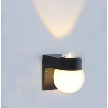 Ekim Aydınlatma 12 Watt Modern Tasarım Bahçe, Balkon, Banyo Apliği Günışığı LED Armatür Duvar Aplik
