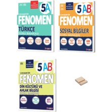 5. Sınıf A Serisi Türkçe Sosyal Bilgiler ve Din Soru Bankası 3lü Set