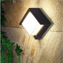 Ekim Aydınlatma 6 Watt 3000K Ledli Dış Mekan,balkon,bahçe,duvar,teras,kamelya Apliği, LED Armatür