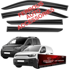 Fiat Doblo Ferrous Cam Rüzgarlığı 4lü Set 2023 ve Üstü