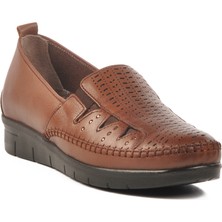 Taba Hakiki Deri Kadın Günlük Ayakkabı 42660 Z