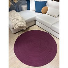 Jüt Yuvarlak Hasır Görünümlü Klasik Halı Kilim