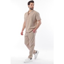 Vizon Over Fit Erkek Gömlek Takım E7303