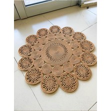 Trikot Papatya Model Kilim Paspas Natural