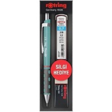 Rotring Tikky Versatil Deniz Mavi Uçlu Kalem 3 Lü Okul Seti Silgi Hediye