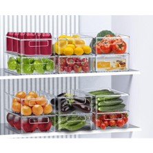 Galerıyo Düzenleyici Organizer 4 Lü Set Şeffaf Renk Saklama Kabı