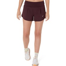 Asics Road 3.5ın Short Kadın Bordo Şort 2012C965-601