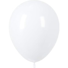 Parti Adresi Beyaz Balon 100'Lü 12"