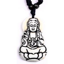 K7 Buddha Figür Içsel Denge Ayarlanabilir Ipli Kolye