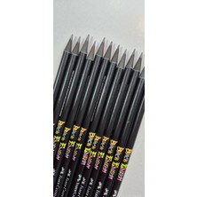 Faber-Castell Faber Castell Black Edition 2,5B Kurşun Kalem 12 Adet Siyah Renkli Uzun Süreli Kullanım İçin