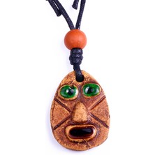 Aztek Metztli Totem Natural Kolye