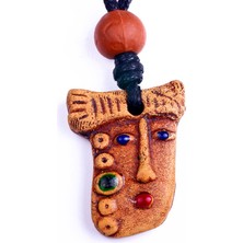 Aztek Itzpapalot Totem Organki Kolye