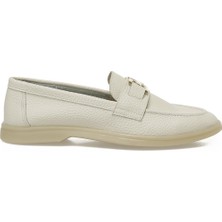 Butigo Bej Kadın Loafer 25K-8147 5pr Hafif PVC Malzeme ile Rahat Tabanlı Tasarım
